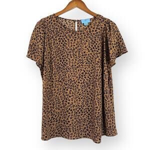 Leopard Print Women's Top